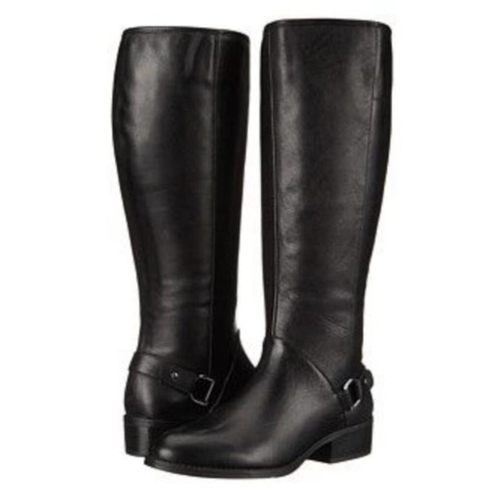 Lauren Ralph Equestrian‎ Micaela Riding Boots Leather 9.5 Preppy Heritagecore